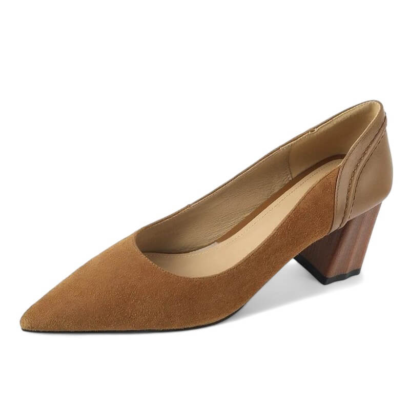 Scarpin Feminino Salto Bloco Teresa