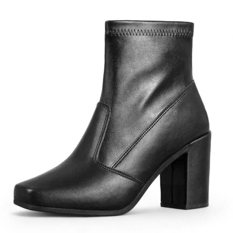 Bota Feminina Salto Grosso Preto Bruna