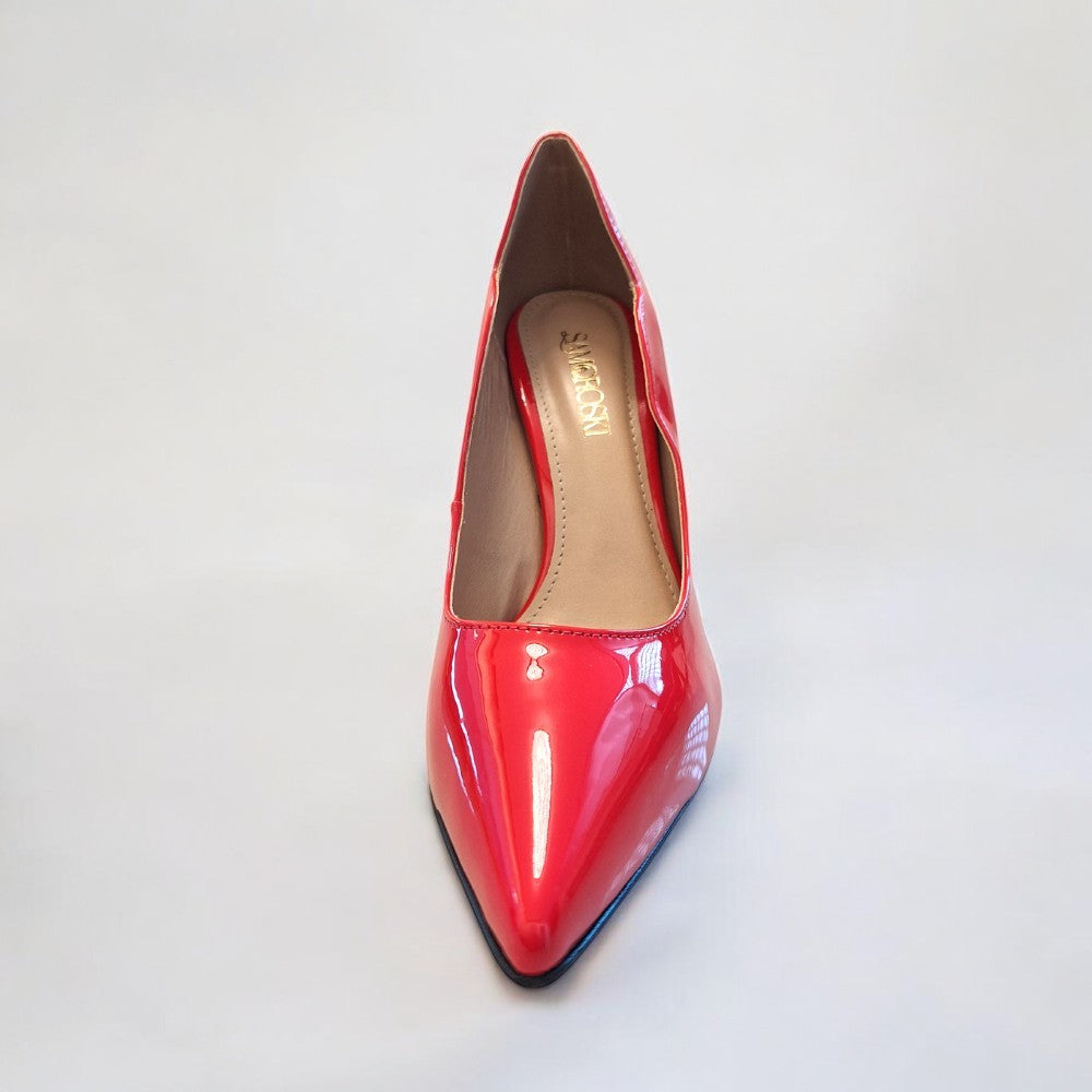 Scarpin Vermelho Salto 10 cm Scarlett - Samoroski™