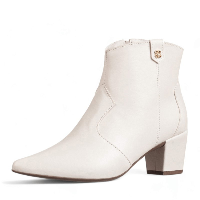 Bota Feminina de Couro Valentina
