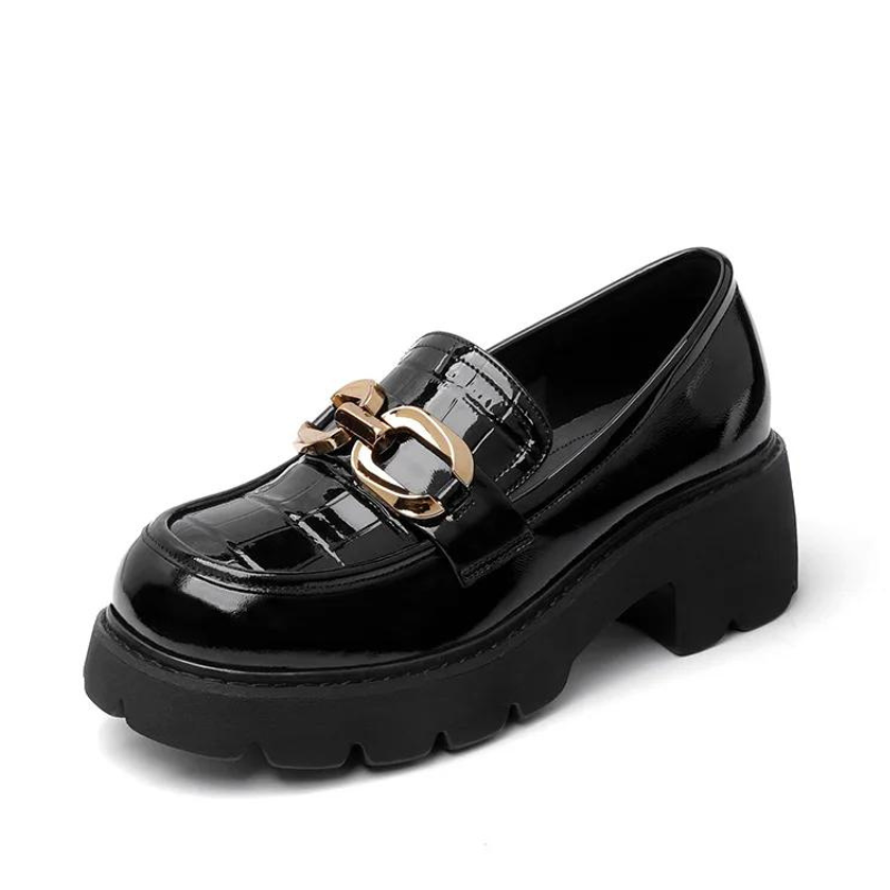Mocassim Feminino Tratorado Preto Clarice
