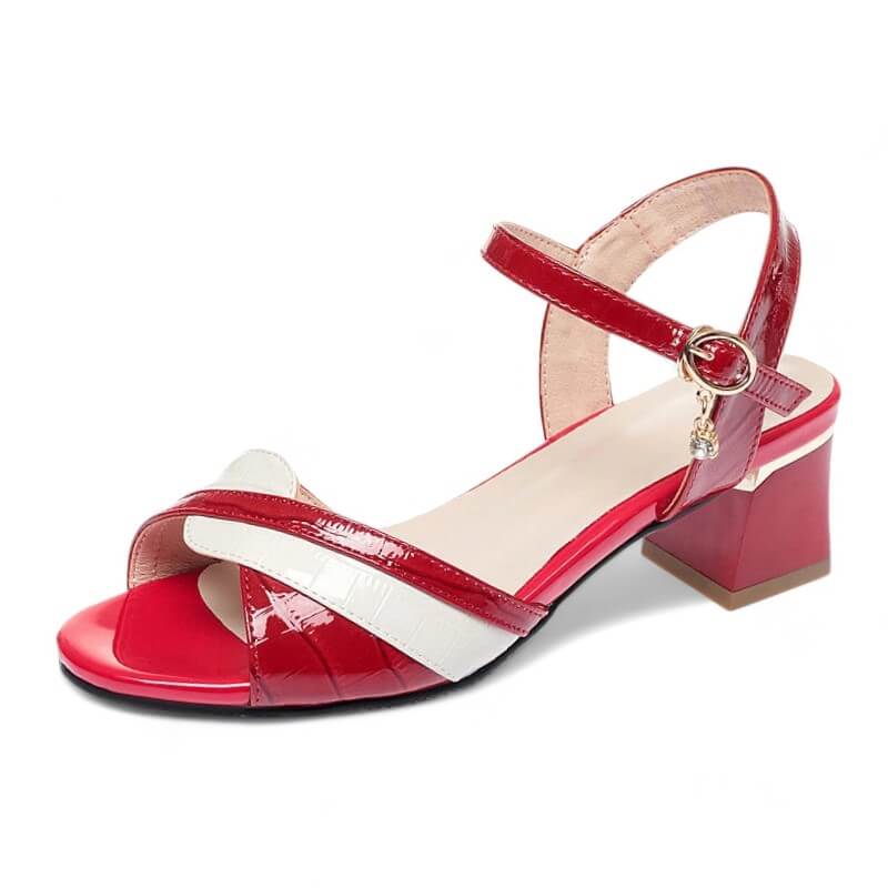 Sandália Feminina de Couro Vivienne