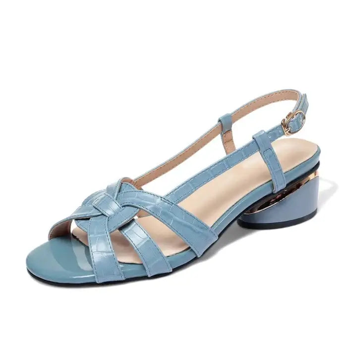 Sandália Feminina De Couro Bianca