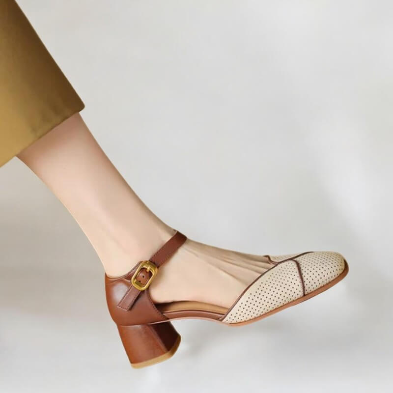 Scarpin Feminino Salto Bloco Tatiana