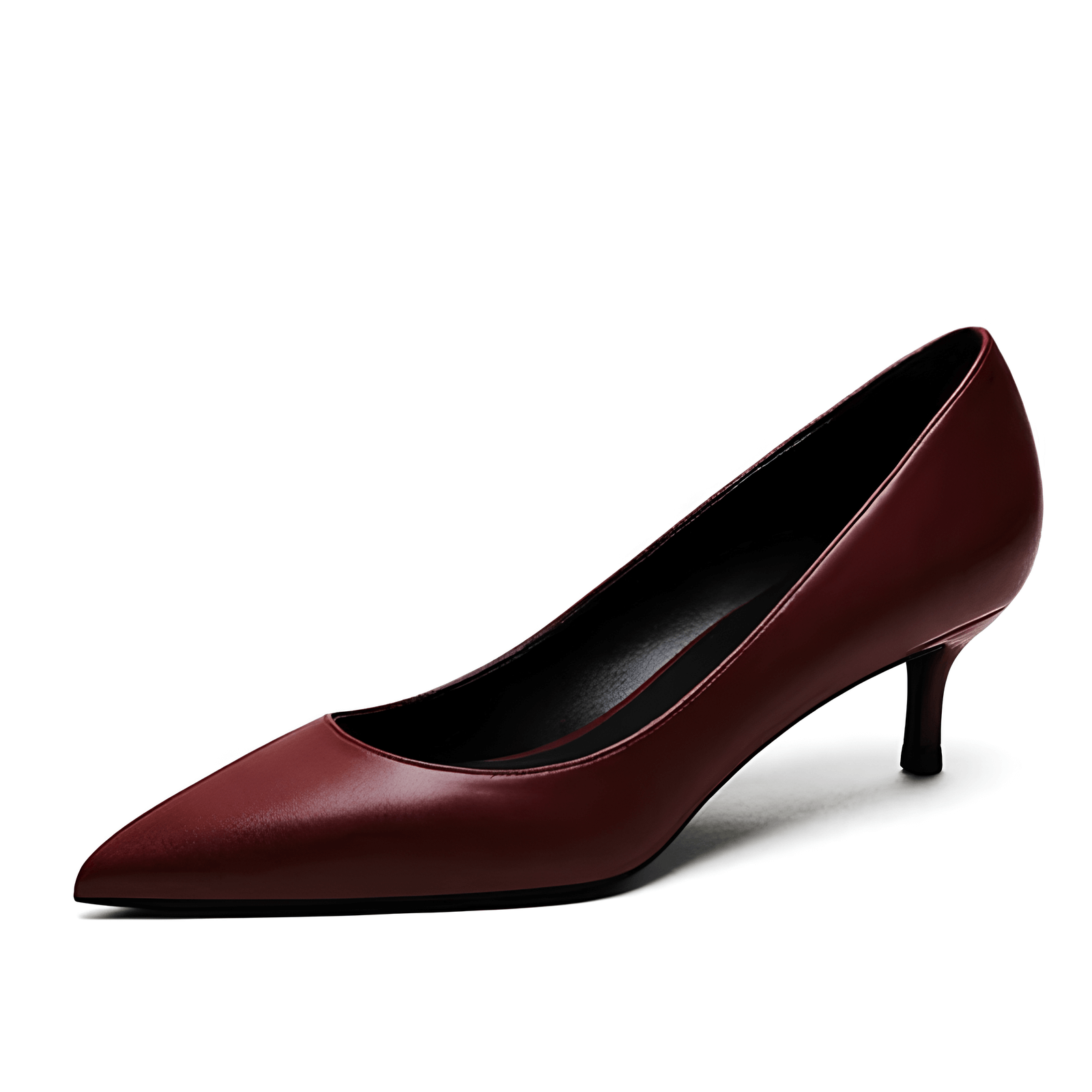 Scarpin Fosco Vermelho Salto 5cm Wine