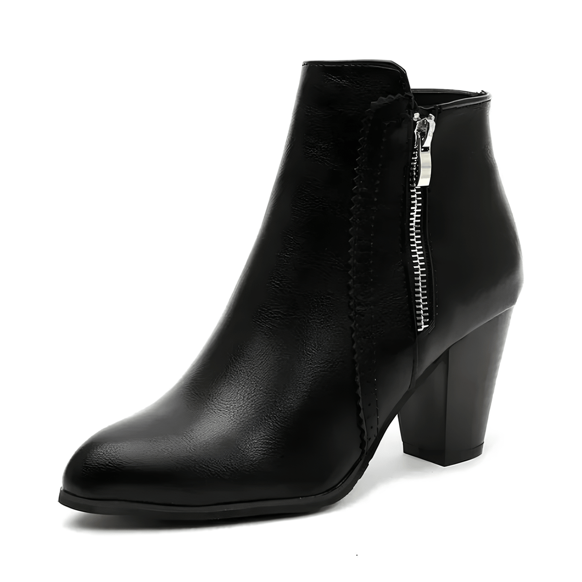 Bota Feminina Cano Curto Couro Thaís