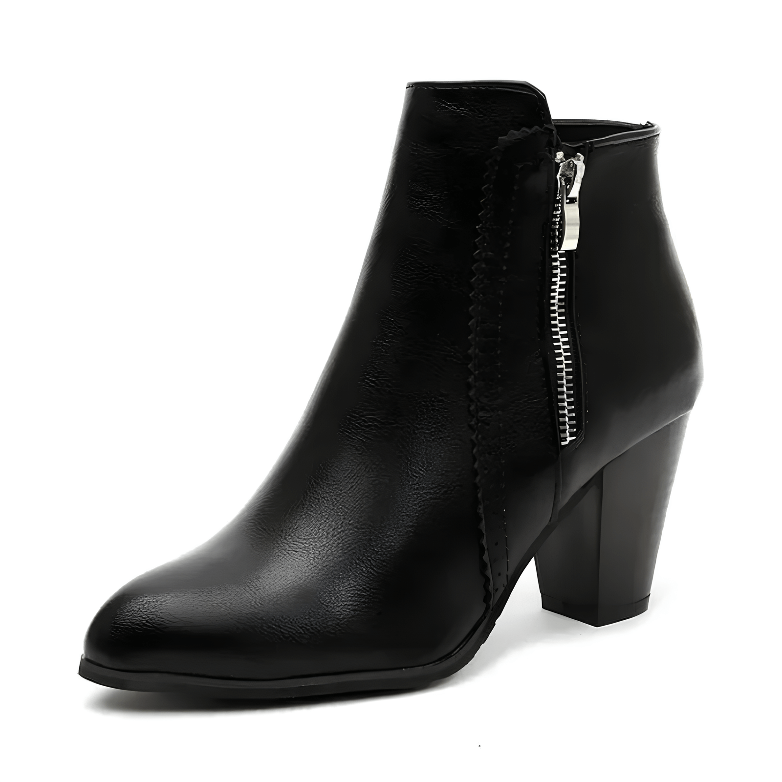Bota Feminina Cano Curto Couro Thaís