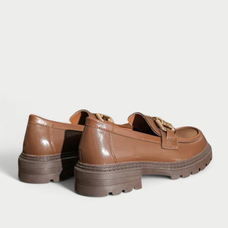 Mocassim Feminino Tratorado Marrom Victoria