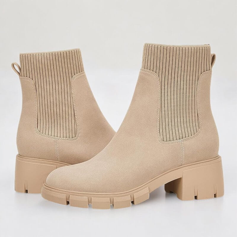 Bota Feminina de Couro Sabrina