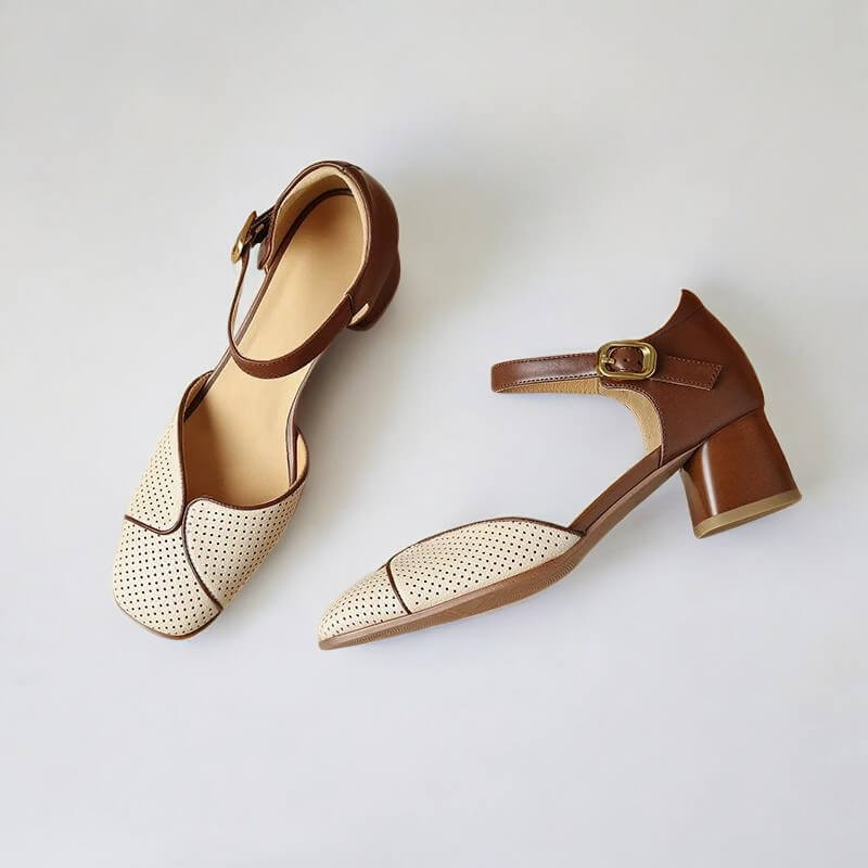 Scarpin Feminino Salto Bloco Tatiana