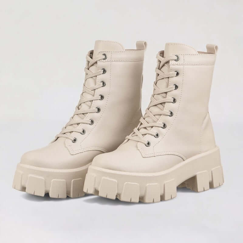 Bota Feminina Plataforma Tratorada Viviane