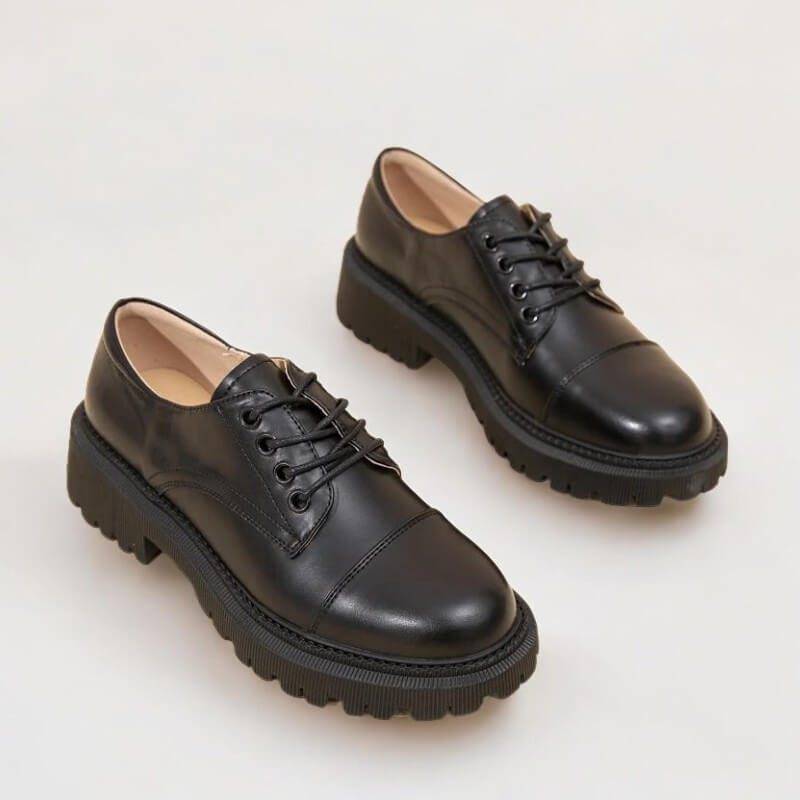 Sapato Feminino Oxford Preto Antonieta