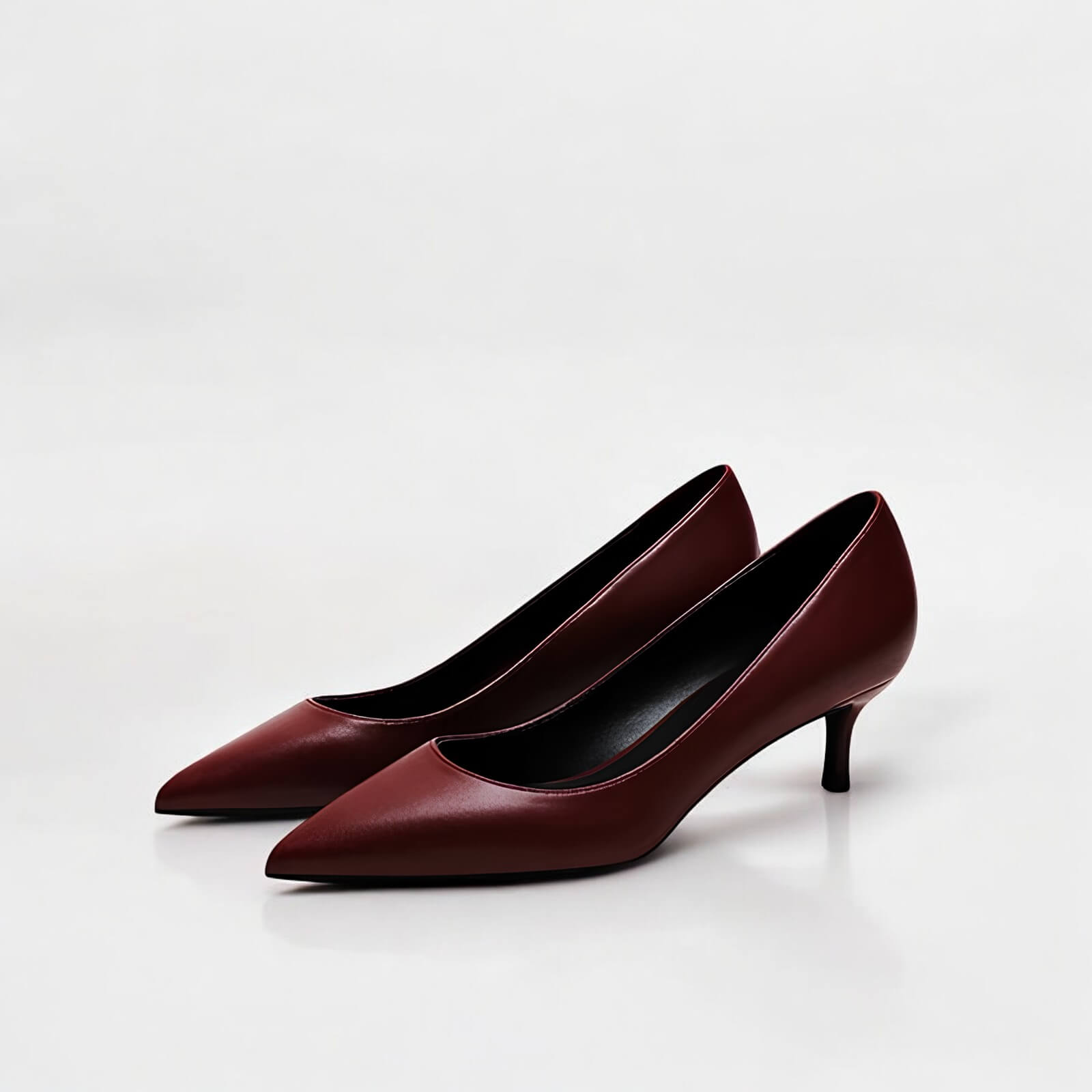 Scarpin Fosco Vermelho Salto 5cm Wine