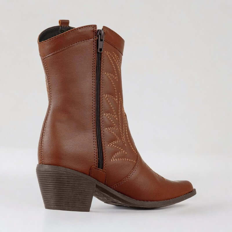 Bota Feminina Texana Marrom Yasmin