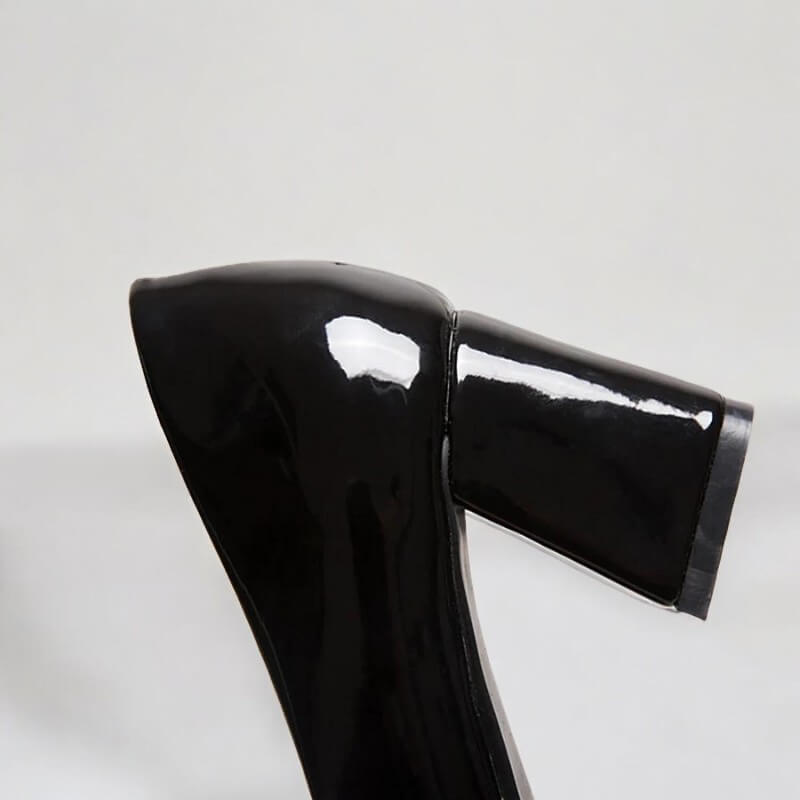 Scarpin Feminino Salto Bloco Adriana