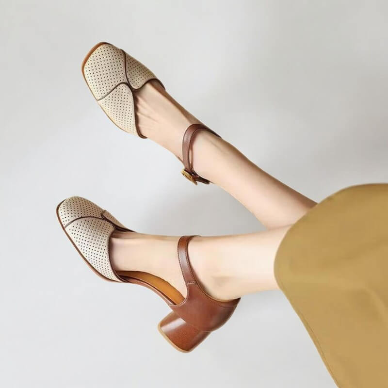 Scarpin Feminino Salto Bloco Tatiana