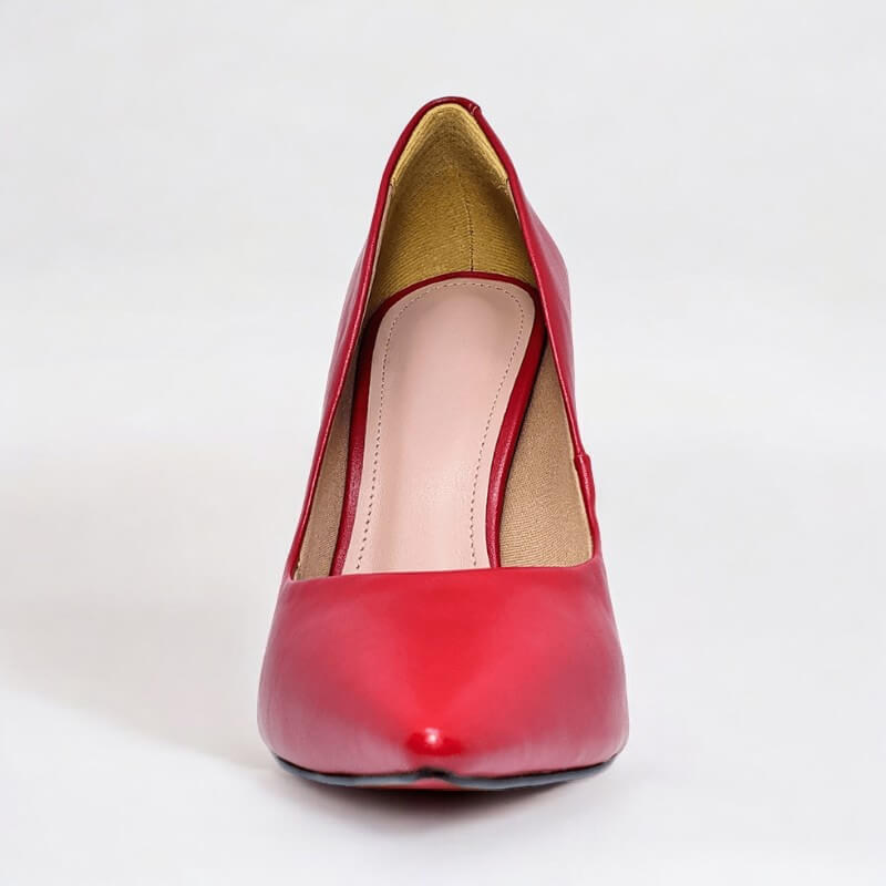 Scarpin Vermelho Fosco Salto 12 cm Scarlett