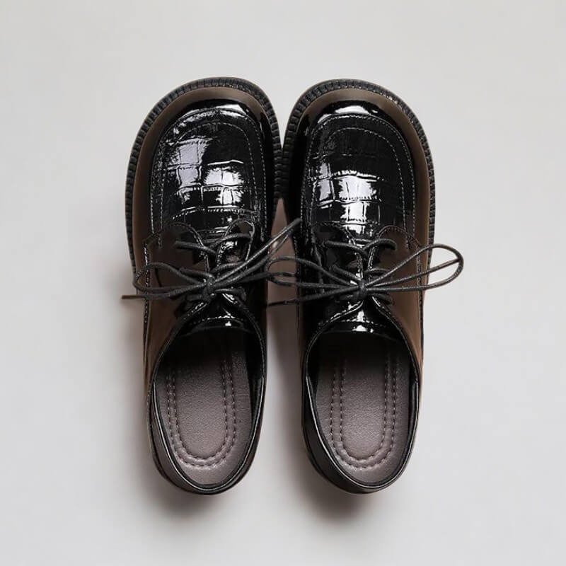 Sapato Feminino Oxford Preto Flávia