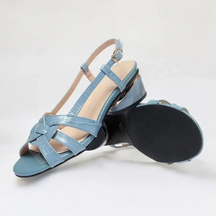 Sandália Feminina De Couro Bianca