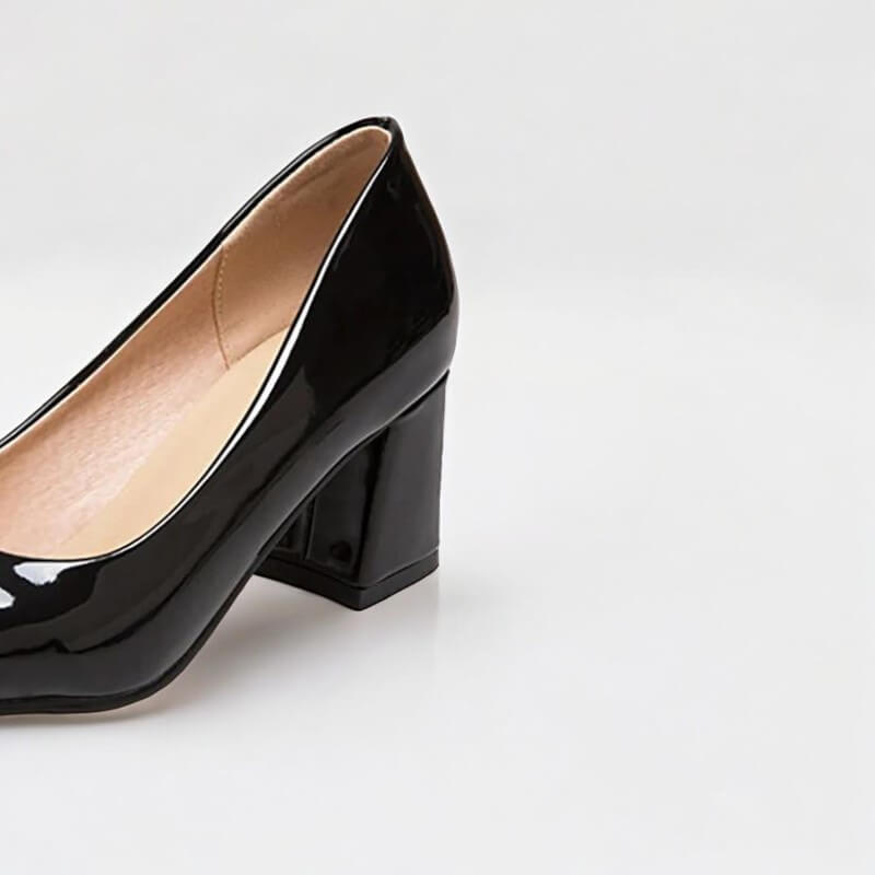 Scarpin Feminino Salto Bloco Adriana