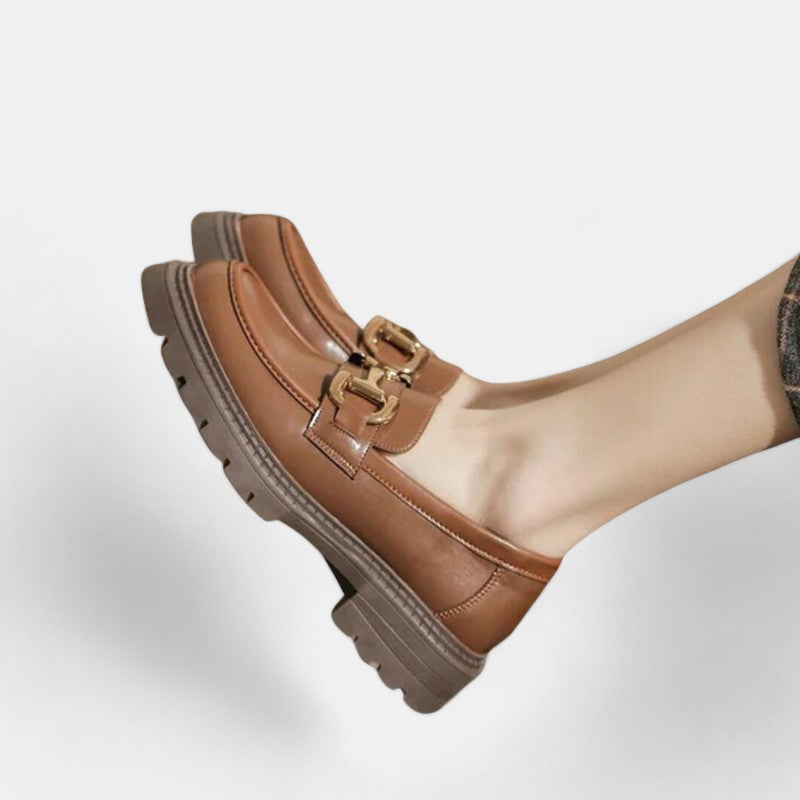 Mocassim Feminino Tratorado Marrom Victoria