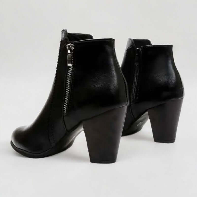 Bota Feminina Cano Curto Couro Thaís