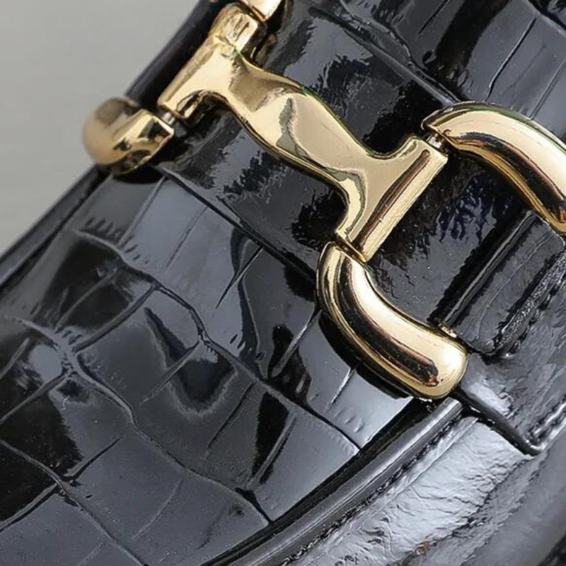 Mocassim Feminino Tratorado Preto Clarice