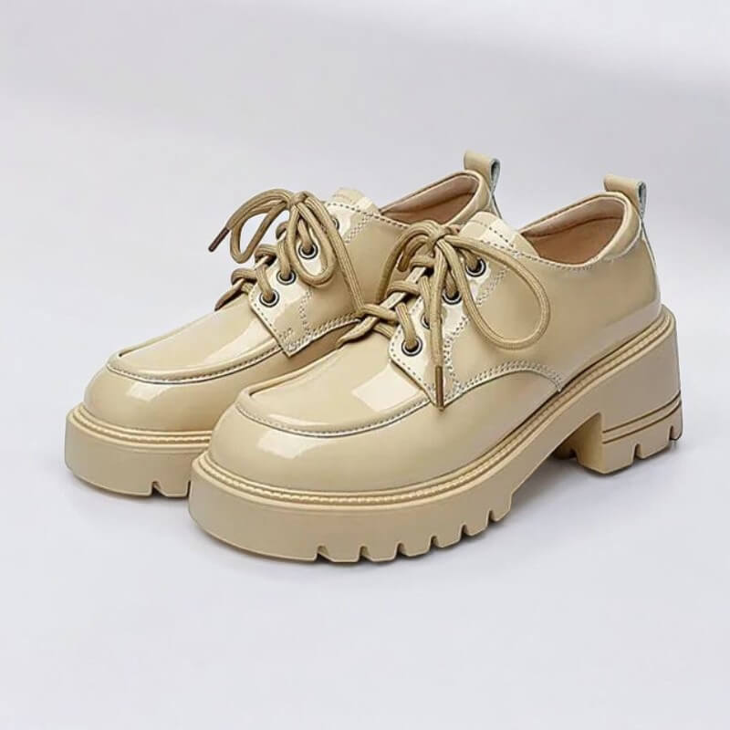 Sapato Feminino Oxford Bege Mirella