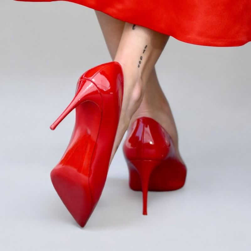 Scarpin Feminino Vermelho Fosco 10cm Scarllet