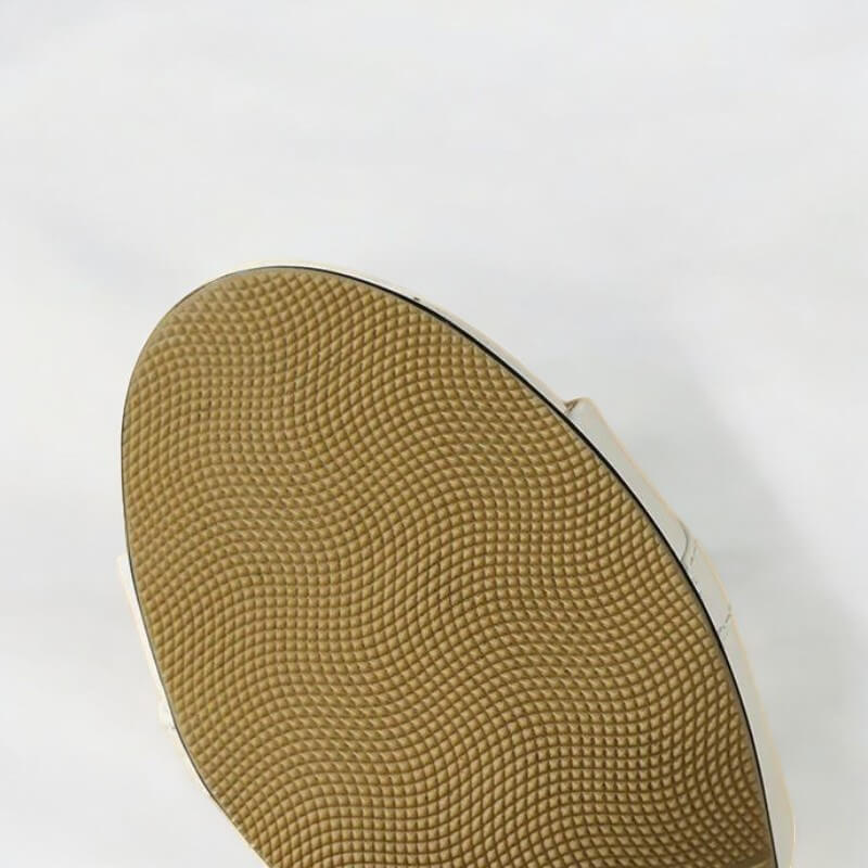 Sandália Feminina de Couro Branco Helena