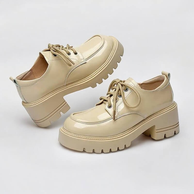 Sapato Feminino Oxford Bege Mirella