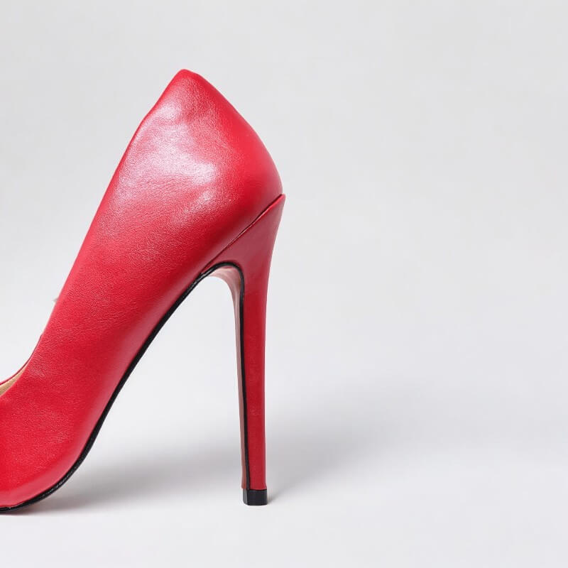 Scarpin Vermelho Fosco Salto 12 cm Scarlett