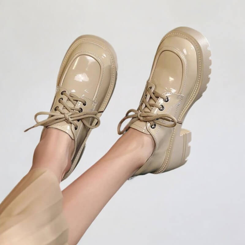 Sapato Feminino Oxford Bege Mirella