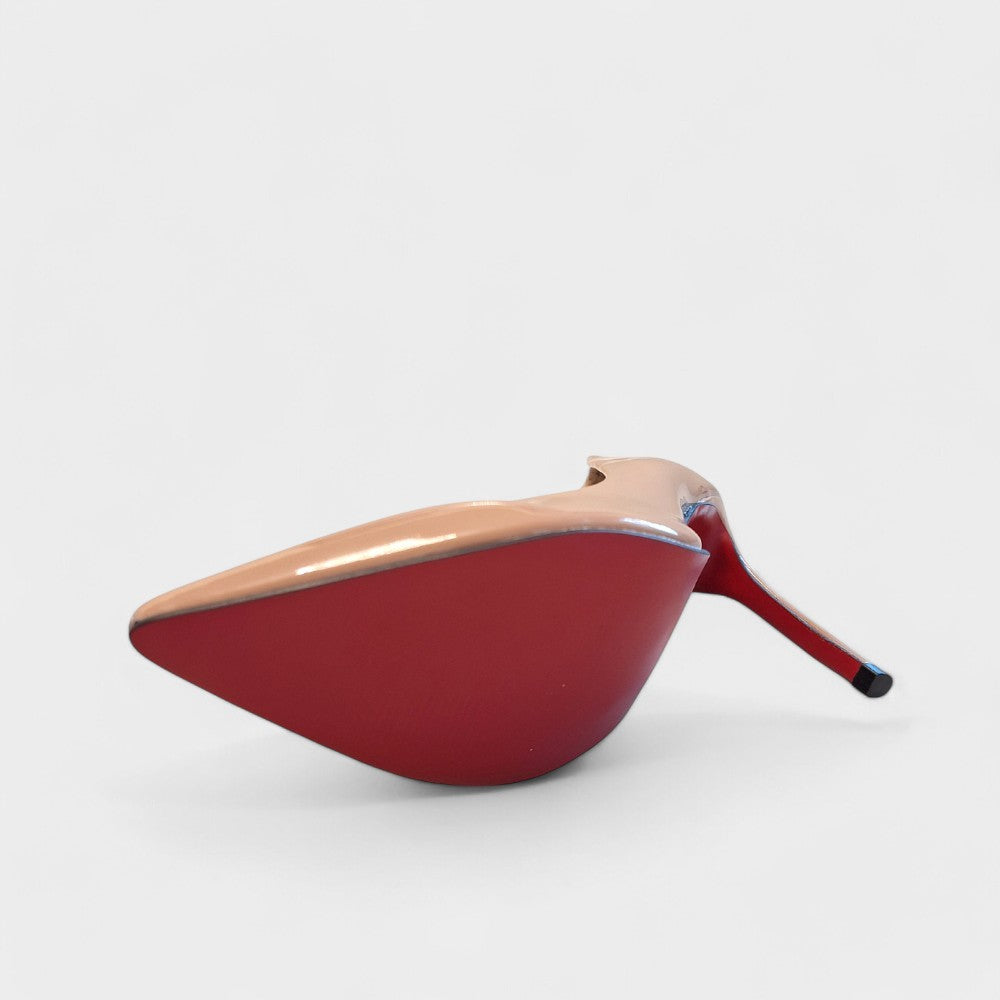 Scarpin Nude Verniz Salto 10 cm Sophia - Samoroski™