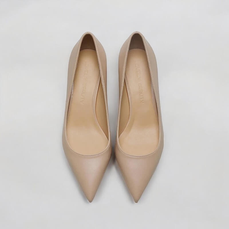 Scarpin Bege Fosco Salto 5cm Matte