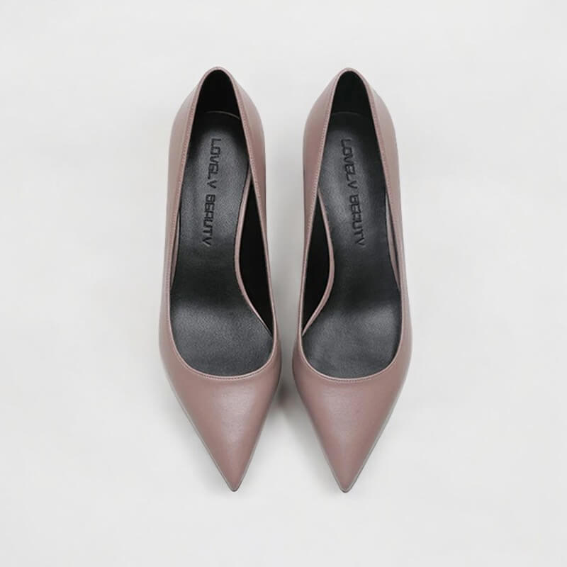 Scarpin Fosco Roxo Salto 5cm Matte