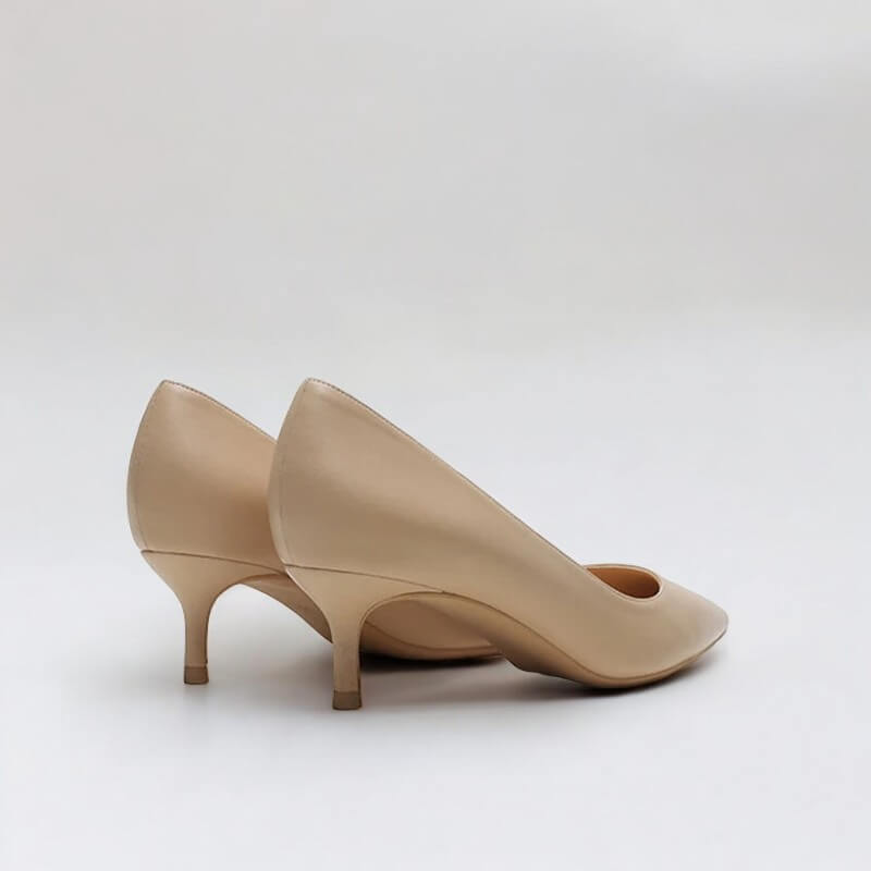 Scarpin Bege Fosco Salto 5cm Matte