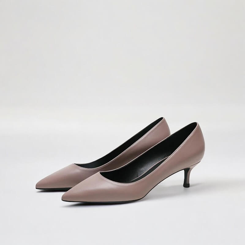 Scarpin Fosco Roxo Salto 5cm Matte