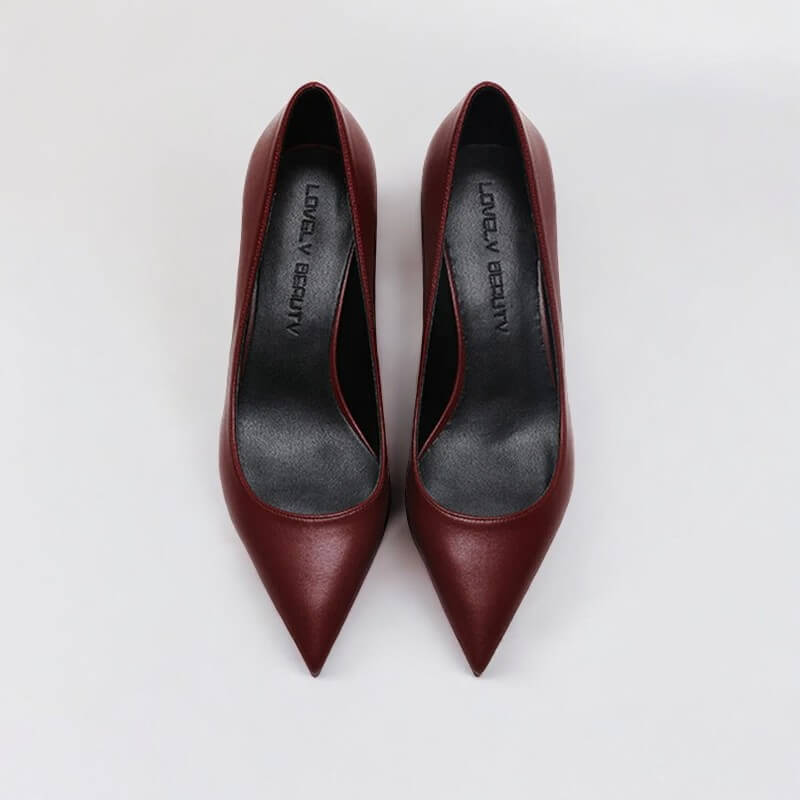 Scarpin Fosco Vermelho Salto 5cm Wine