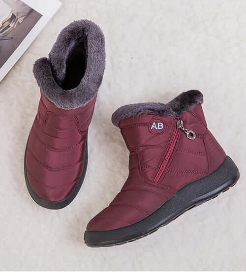 Bota de Inverno Feminina Aveludada Impermeável - Winter™