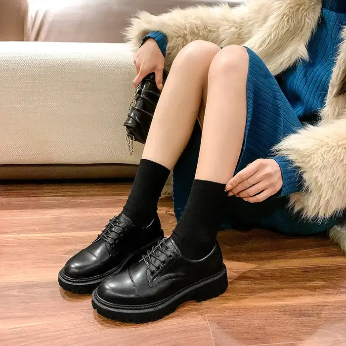 Sapato Feminino Oxford Preto Antonieta