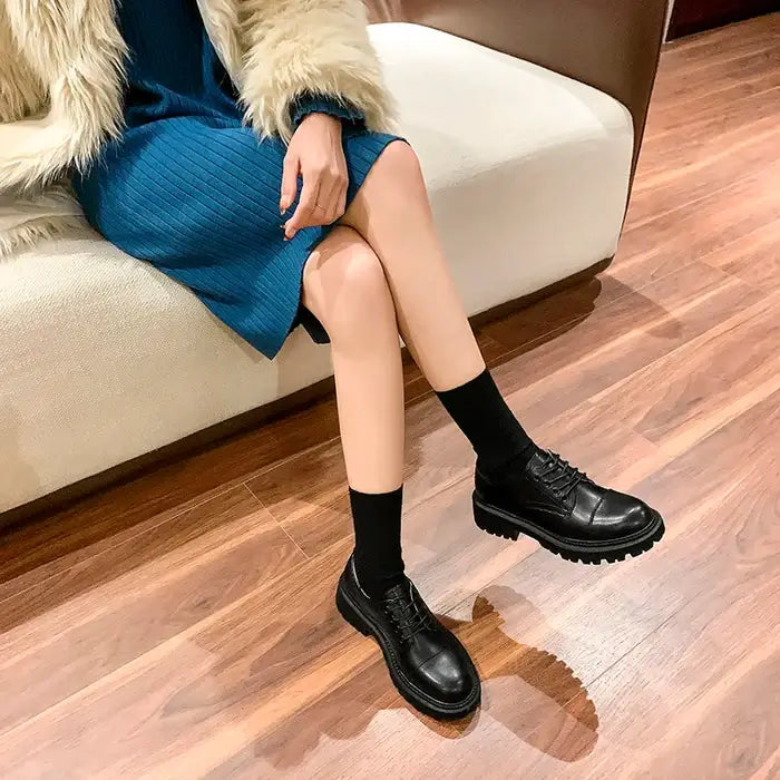 Sapato Feminino Oxford Preto Antonieta
