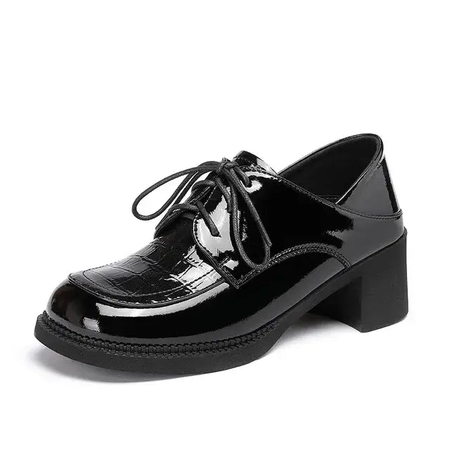 Sapato Feminino Oxford Preto Flávia