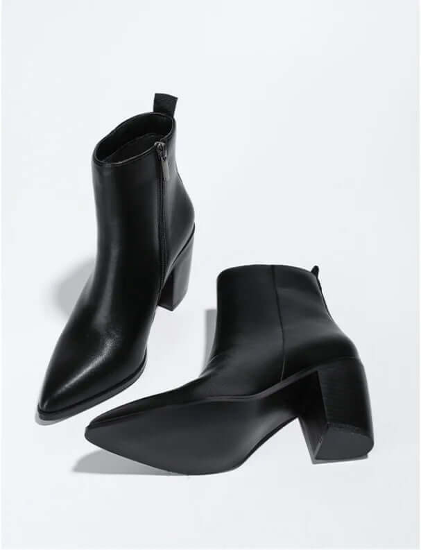 Bota Feminina de Couro Fernanda