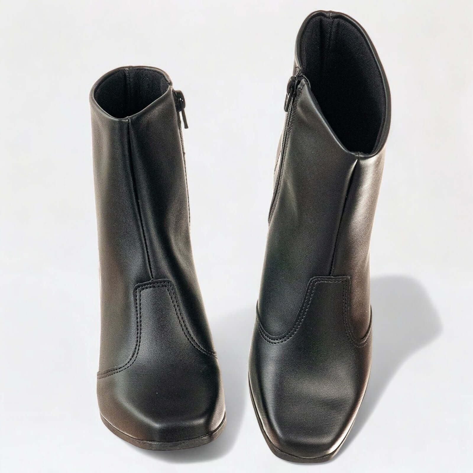 Bota Feminina Salto Grosso Preto Bruna