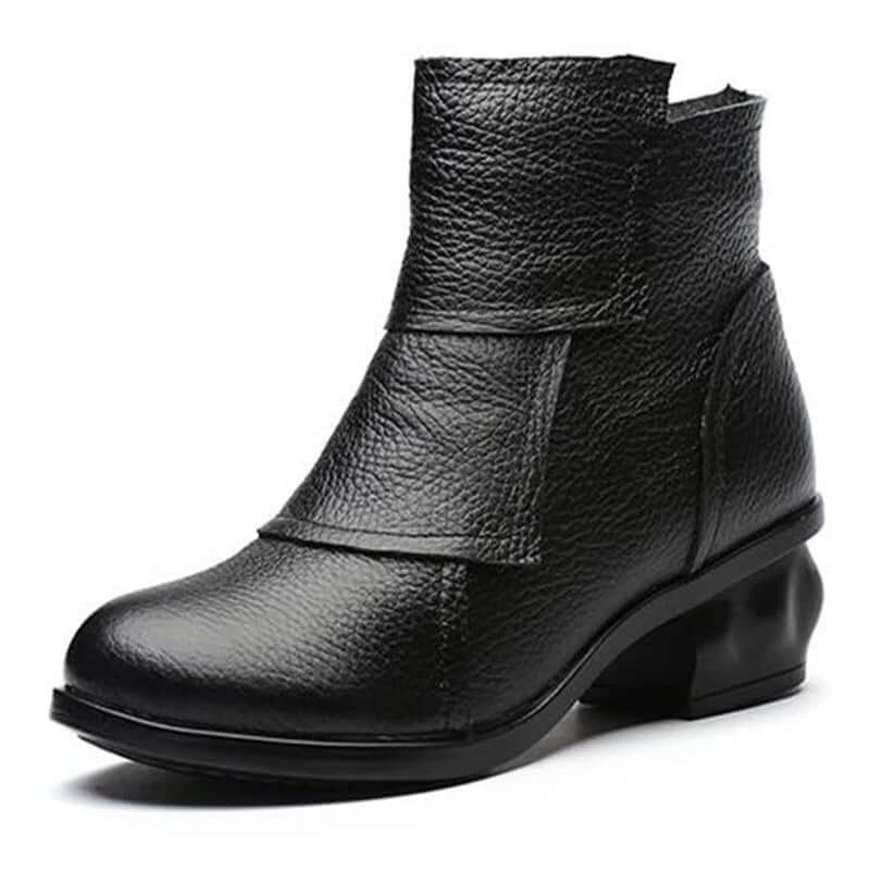 Bota Feminina de Couro Manuys