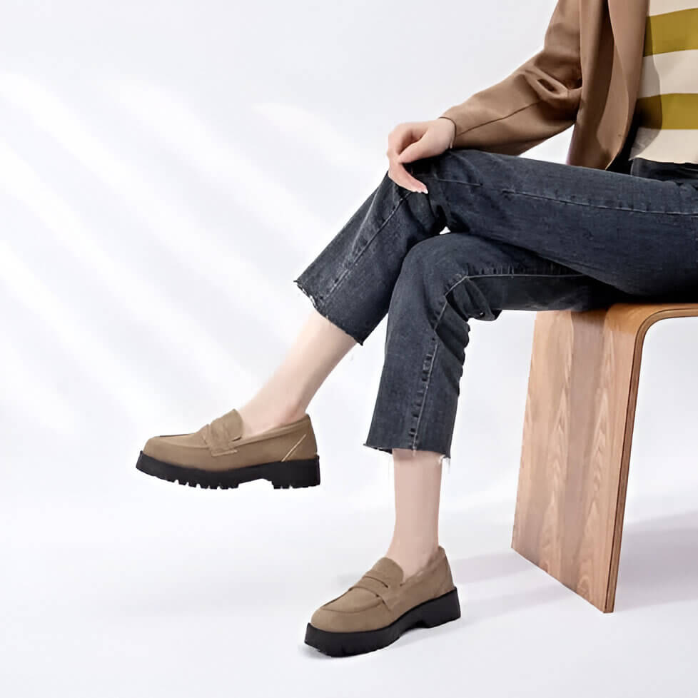 Mocassim Feminino Marrom Escuro Isabel
