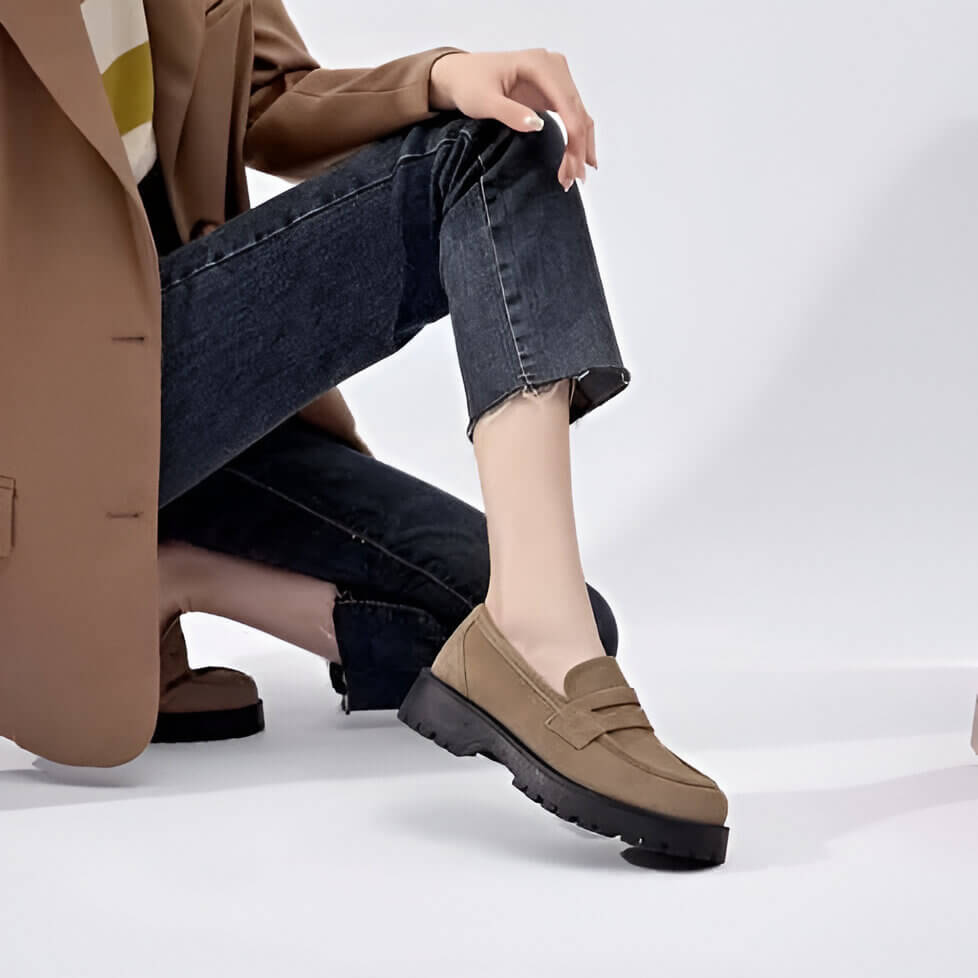 Mocassim Feminino Marrom Escuro Isabel