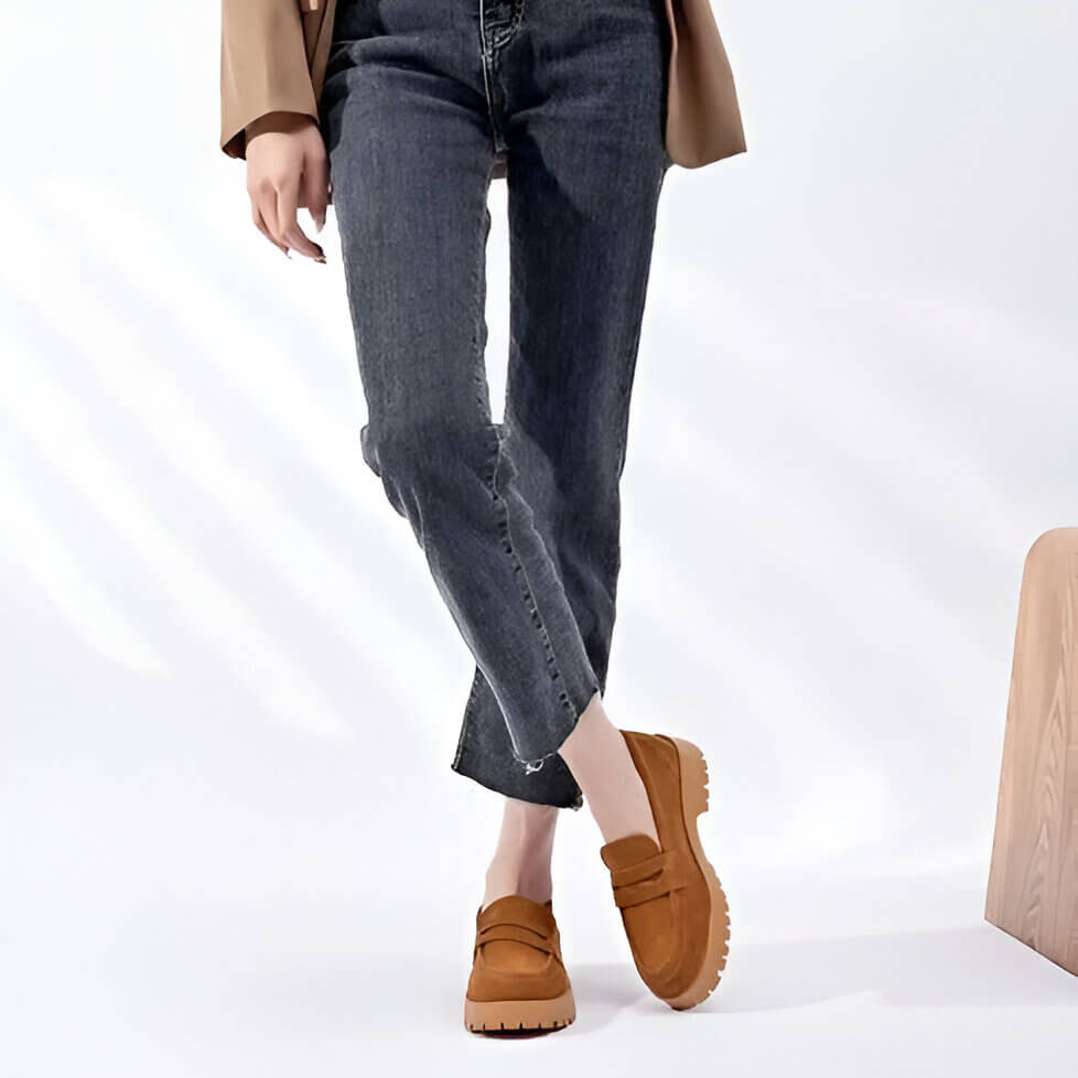 Mocassim Feminino Marrom Claro Isabel