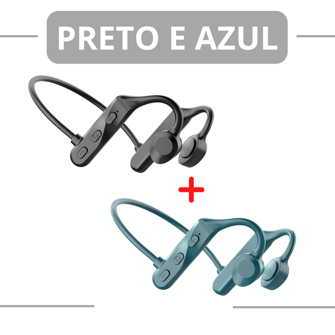 Fone de Ouvido de Condução Óssea + COMPRE 1 LEVE 2- SoundUltra™
